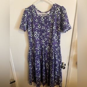 EUC Lularoe Disney Amelia NBC Jack Skellington (XL)